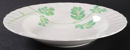 Parsley Hill Large Rim Soup Bowl