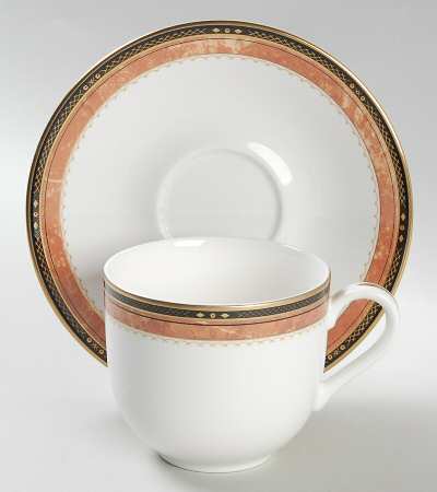 Pallazo Flat Cup & Saucer Set