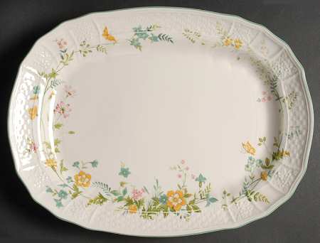 Pamela 15" Oval Serving Platter