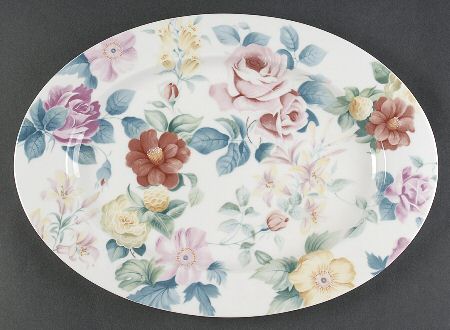 Palace Meadow 15" Oval Serving Platter