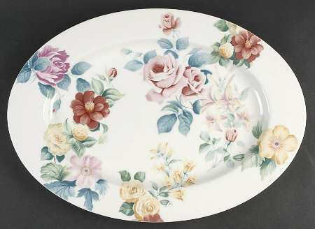 Palace Meadow 17" Oval Serving Platter