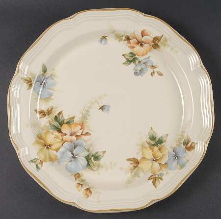 Pansies 12" Chop Plate (Round Platter)