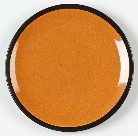 Paprika Orange Brown Luncheon Plate