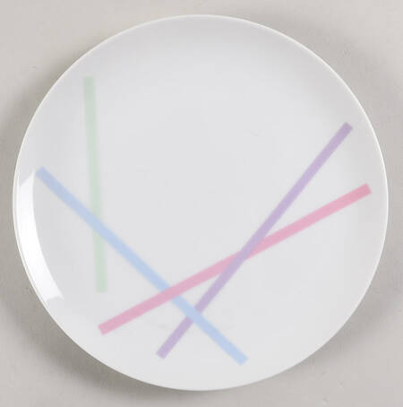 Pastel Palette Salad Plate