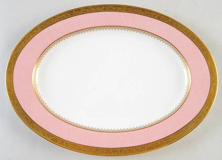 Palatial Pink 12" Oval Serving Platter