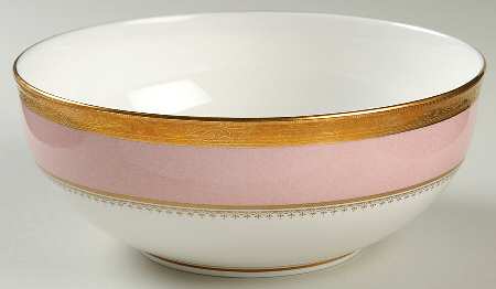 Palatial Pink 8" Round Vegetable Bowl