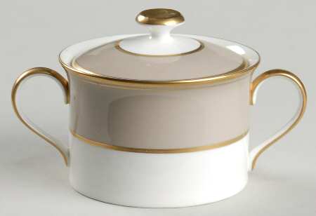 Parchment Sugar Bowl & Lid