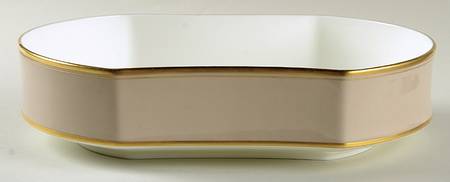 Parchment 10" Oval Vegetable Bowl