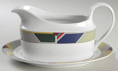 Parquet Gravy Boat & Underplate