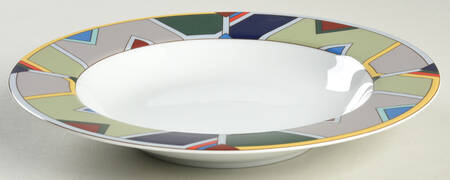 Parquet Rim Soup Bowl