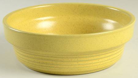 Painted Sands Yellow 8" Round Vegetable Bowl