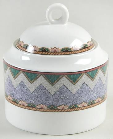 Painted Sky Sugar Bowl & Lid