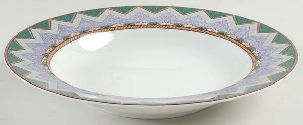 Painted Sky Rim Soup Bowl