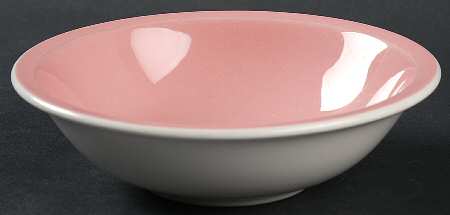 Pastelle Pink Rim Cereal Bowl