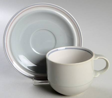 Patina Flat Cup & Saucer Set