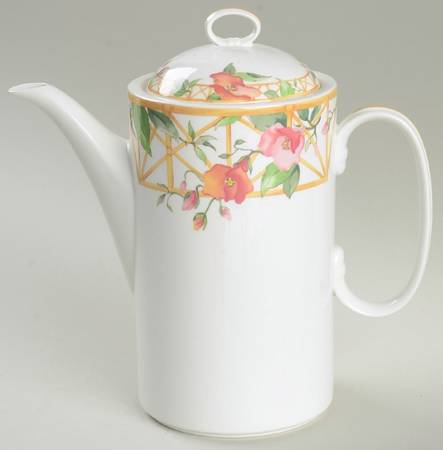 Parisian Trellis Coffee Pot & Lid