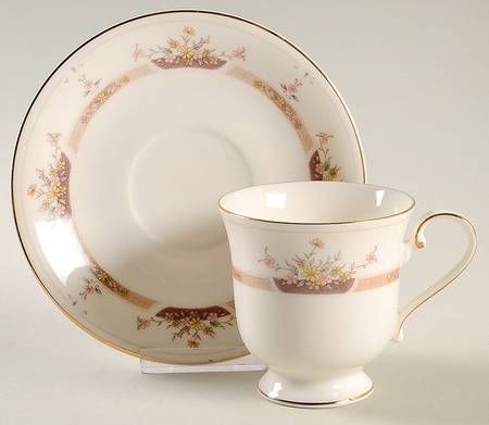 Park View Footed Cup & Saucer Set