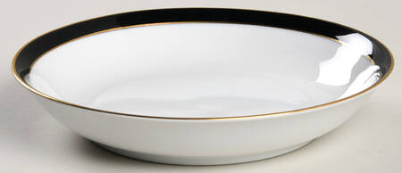 Pearl Black Coupe Soup Bowl