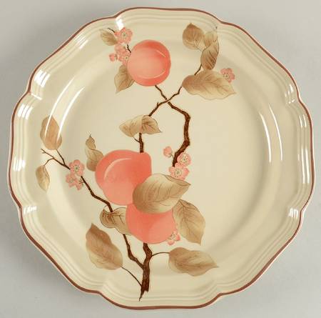 Peach Blush 12" Chop Plate (Round Platter)