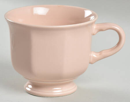 Peach Bloom Footed Cup