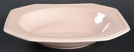 Peach Bloom Rim Soup Bowl