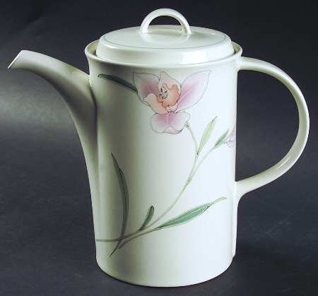 Peach Blooms Coffee Pot & Lid by Mikasa