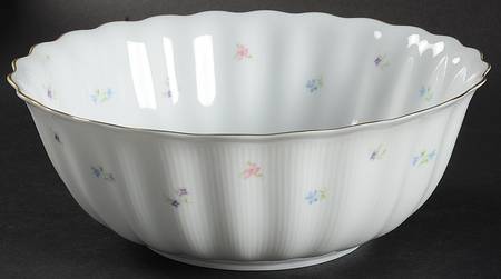 Petite Blooms 8" Round Vegetable Bowl
