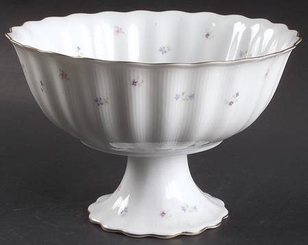 Petite Blooms Round Compote (Height X Width)