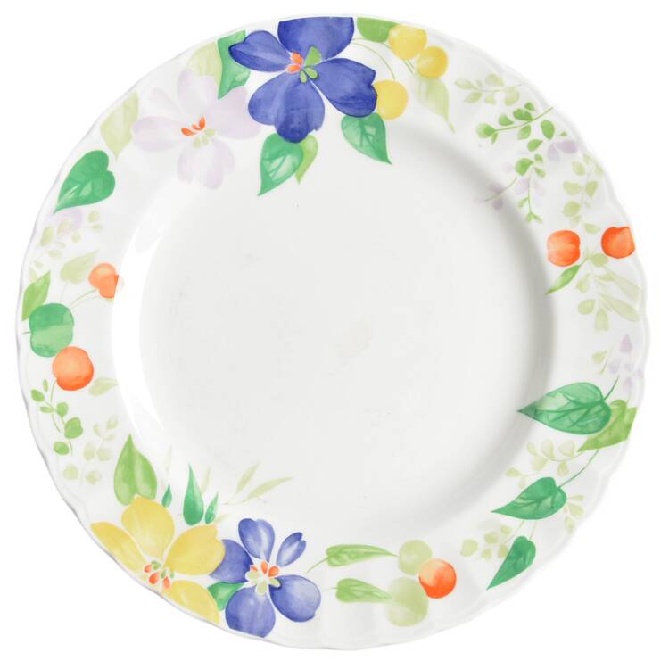Perennial Bloom Salad Plate