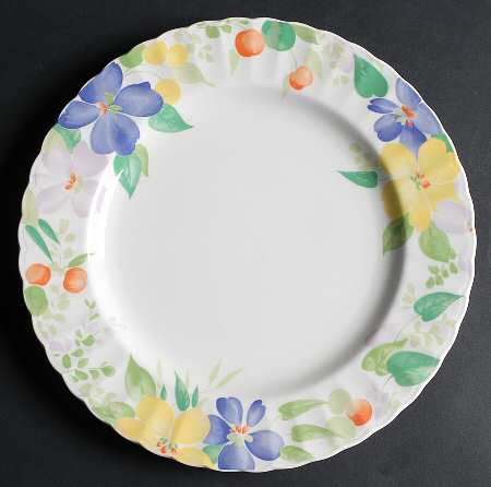 Perennial Bloom 12" Chop Plate (Round Platter)