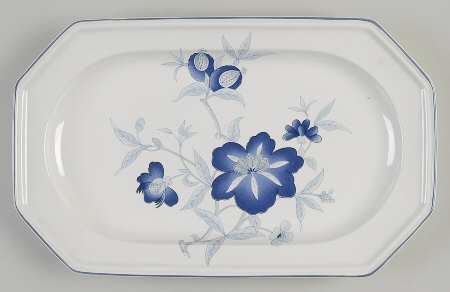 Persian Blue 14" Oval Serving Platter