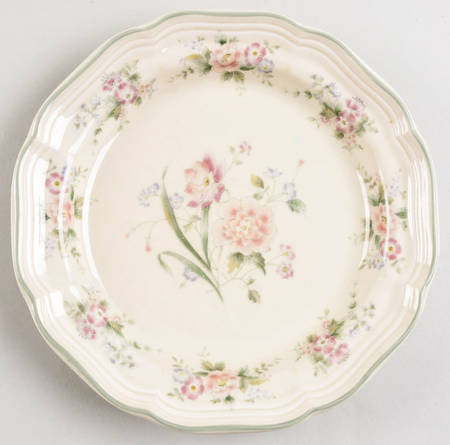 Peony Bouquet Salad Plate