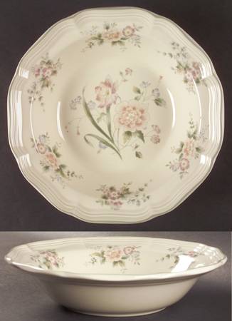 Peony Bouquet 9" Round Vegetable Bowl