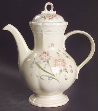 Peony Bouquet Coffee Pot & Lid