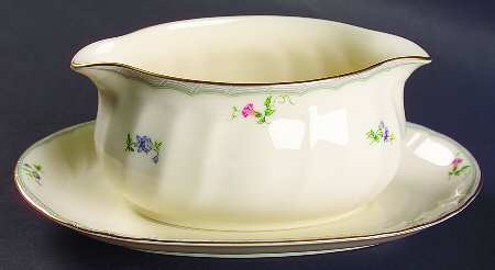 Petit Fleur Gravy Boat & Underplate