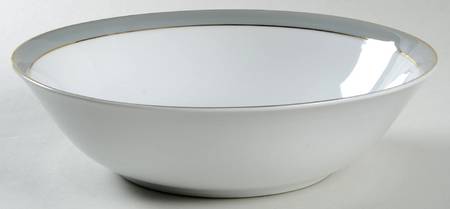 Pearl Grey 9" Round Vegetable Bowl