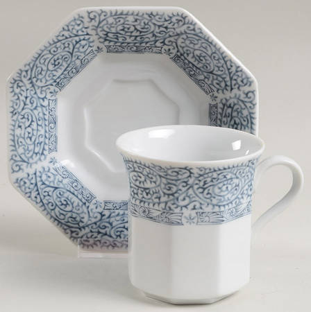 Peking Flat Cup & Saucer Set