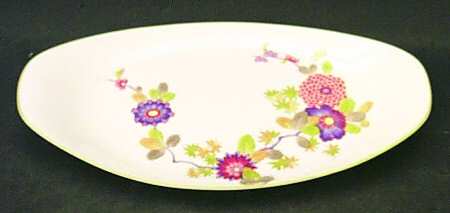 Peony (A6051, Bone China) Butter Tray