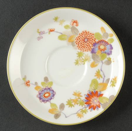 Peony (A6051, Bone China) Saucer for Demitasse Cup