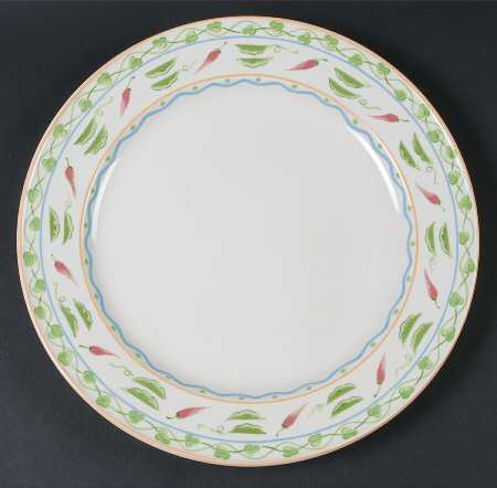 Peas & Peppers 12" Chop Plate (Round Platter)