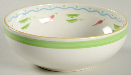 Peas & Peppers Soup/Cereal Bowl