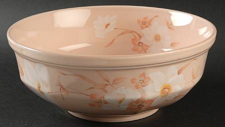Petal Puff 8" Round Vegetable Bowl