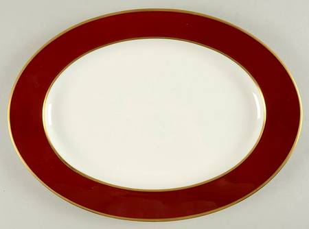 Persian Red 14" Oval Serving Platter