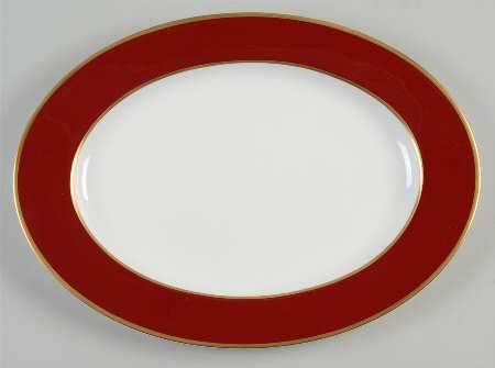 Persian Red 12" Oval Serving Platter