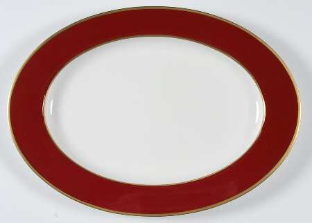 Persian Red 15" Oval Serving Platter