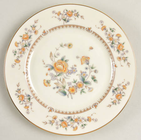 Peony Rose Salad Plate