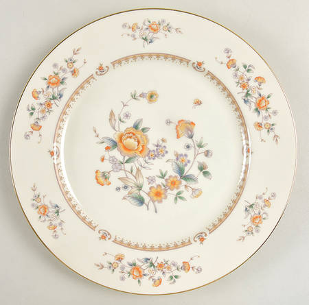 Peony Rose Dinner Plate