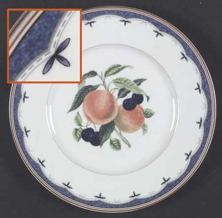 Peach Royale Salad Plate