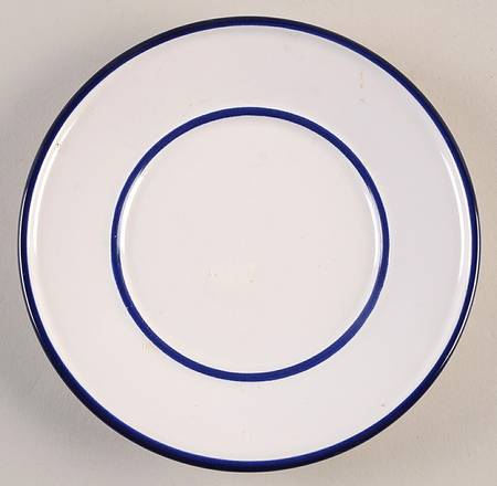 Perspective Navy Blue Bread & Butter Plate