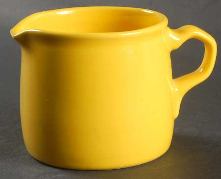 Perspective Yellow Creamer
